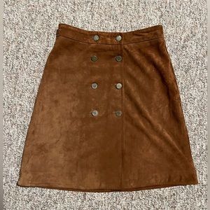 All Saints real leather a-line skirt FREE SHIPPING